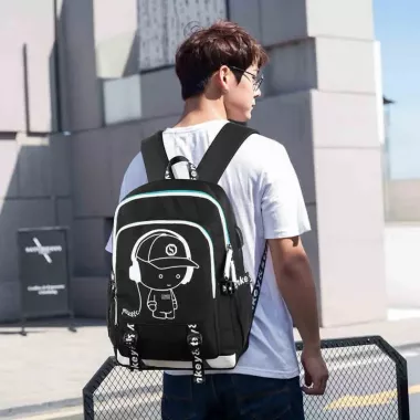 Рюкзак Senkey & Style Music з USB світиться в темряві