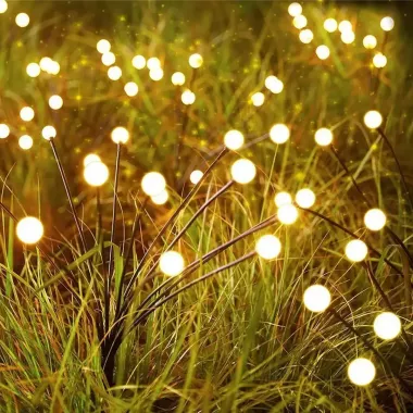 Садовый фонарь в упаковке 2 шт на солнечной батарее Светлячки 70 см Уличный фонарик