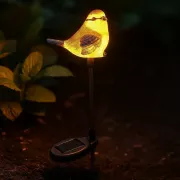 Садовый светильник на солнечной батарее 1шт, Птица / Декоративный фонарь / Уличный светильник на аккумуляторе