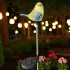 Садовый светильник на солнечной батарее 1шт, Птица / Декоративный фонарь / Уличный светильник на аккумуляторе
