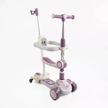 Самокат 5 в 1 Scooter, многофункциональный, с бортиком Skyper Самокат 5 в 1 Scooter, многофункциональный, с бортиком Skyper