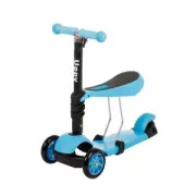 Детский самокат с сиденьем Best Scooter 3в1 зеленый
