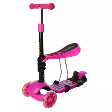 Детский самокат с сиденьем Best Scooter 3в1 зеленый Детский самокат с сиденьем Best Scooter 3в1 зеленый