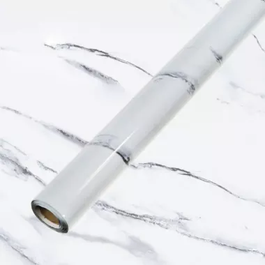 Самоклеящаяся пленка Supretto Мрамор 2Mх0. 60M Белая