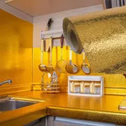 Самоклеющаяся фольга для кухни 3 метра