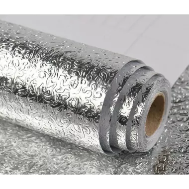 Самоклеющаяся фольга для кухни 3 метра Самоклеющаяся фольга для кухни 3 метра