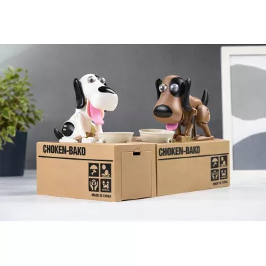 Сейф копилка собака поедающая монеты Choken-Bako Сейф копилка собака поедающая монеты Choken-Bako