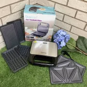 Вафельница-сендвичница 4в1 Domotec SI-234B 1200w