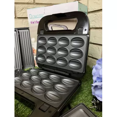 Вафельница-сендвичница 4в1 Domotec SI-234B 1200w