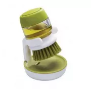 Щетка для мытья посуды с дозатором для моющего средства Soap Brush