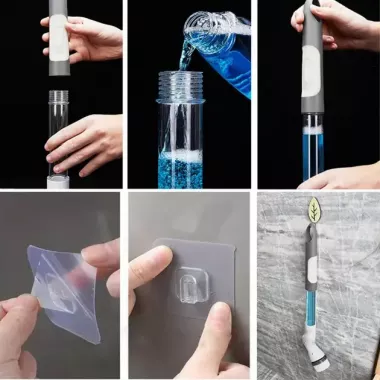 Щетка электрическая 8 насадок,360 градусов Cleaning brush AND 1-33