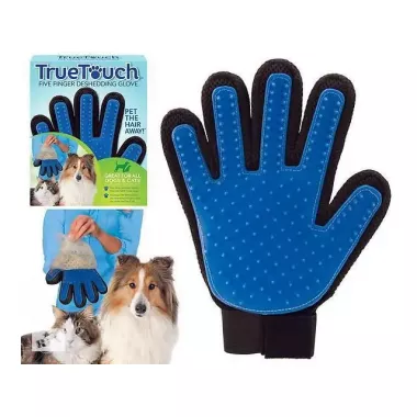 Перчатка для вычесывания шерсти с домашних животных True Touch Перчатки для чистки животных Перчатка для вычесывания шерсти с домашних животных True Touch Перчатки для чистки животных