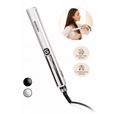 Щипці утюжок для волосся GEMEI GM-416 Білий Щипці утюжок для волосся GEMEI GM-416 Білий