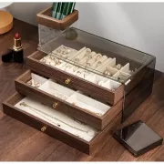 Шкатулка для хранения ювелирных украшений под дерево