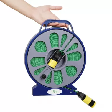 Шланг 15-метровый поливочный с катушкой и распылителем BB-4302 | Поливочный набор