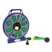 Шланг 15-метровый поливочный с катушкой и распылителем BB-4302 | Поливочный набор