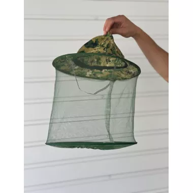 Капелюх антимоскітний камуфляж для полювання риболовлі садівництва / Панама з сіткою для захисту від мошок комарів