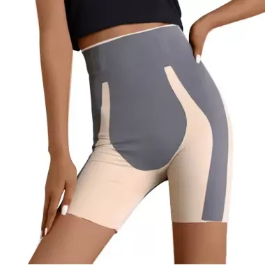 Шорти з високою талією для корекції фігури виготовлені з легкого безшовного нейлону