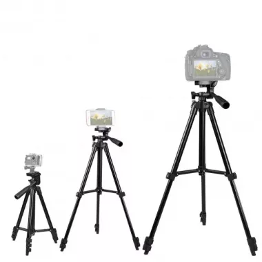 Штатив металевий універсальний для телефону та фотоапарата Tripod 3120 портативний трипод 0,35-1.02м