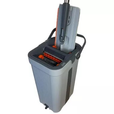 Швабра с ведром 10л и автоматическим вертикальным отжимом G10