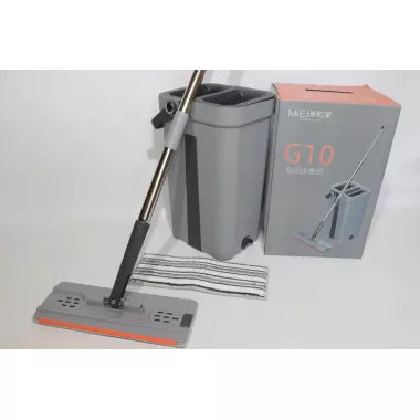 Швабра с ведром 10л и автоматическим вертикальным отжимом G10
