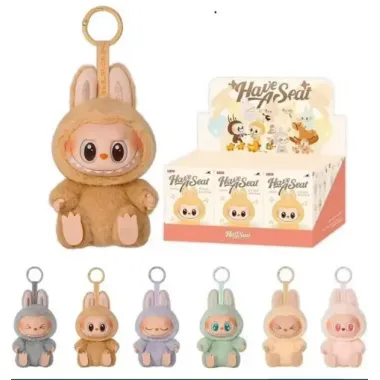Сюрприз Брелок Labubu Монстры Pop Mart Лабубу трендовая плюшевая игрушка 15см