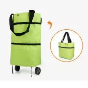 Складная сумка-тележка для покупок с колесами