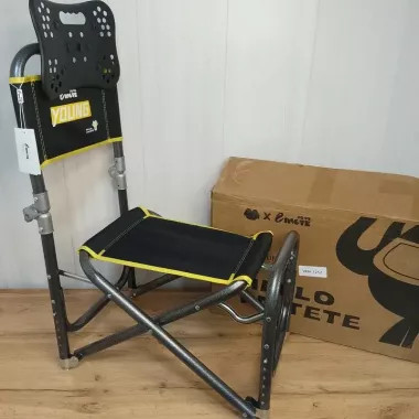 Складной телескопический стул до 150 кг, ven-1252 / Стул для рыбака / Складное кресло