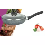 Сковорода Benson BN-494 24см, h-6,3см, глибока мармурова антипригарна покриття