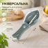 Скребок для риби з контейнером / Рибочистка ручна для чищення луски / Інструмент для чищення риби, пристрій для зіскоблювання луски з кришкою