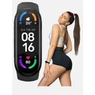 Smart Band м 6 фитнес браслет, черный Smart Band м 6 фитнес браслет, черный