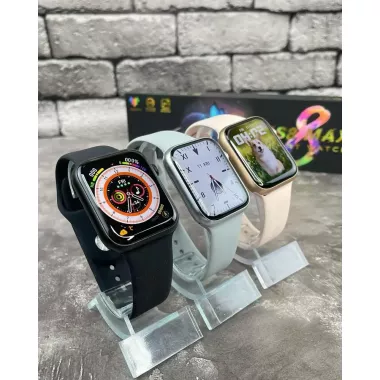 Смарт годинник 8 серії Smart Watch GS8 Мах 45mm українське меню з функцією дзвінка безрамковий дисплей