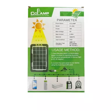 Солнечная панель батарея 4W CL-642 Солнечная панель батарея 4W CL-642