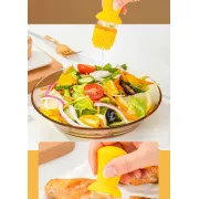 Стеклянный дозатор оливкового масла с щеткой 2 в 1, 550 мл силиконовая капельница для измерения бутылки для приготовления пищи и щетка для выпечки