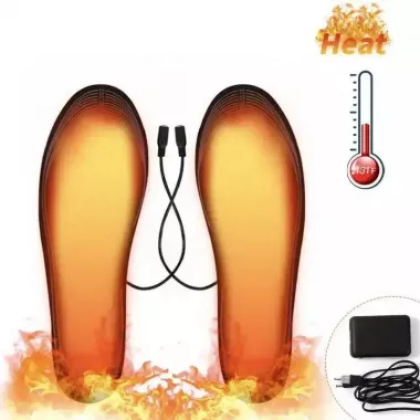 Стельки с подогревом от USB электрогрелка термостельки зимние морозостойкие защита от мороза Extra (работают от Павер Бенка / Зарядного блока) Стельки с подогревом от USB электрогрелка термостельки зимние морозостойкие защита от мороза Extra (работают от Павер Бенка / Зарядного блока)