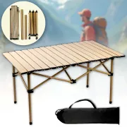 Стол складной 120х60см в чехле, туристический, для рыбалки бежевый