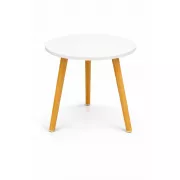 Столик интерьерный круглый DASH-1201 40х40х55 см Светлое-Дерево