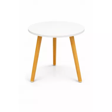 Столик интерьерный круглый DASH-1201 40х40х55 см Светлое-Дерево