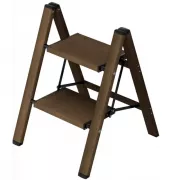 Стремянка алюминиевая ladder AND L0202, легкая, широкие ступени