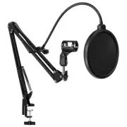 Студийный микрофон Music M-800U со стойкой и ветрозащитой