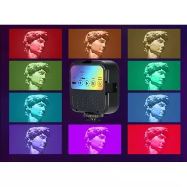 Студийная LED лампа WL-R1, 23000-7000K, освещение для съемки, RGB подсветка Студийная LED лампа WL-R1, 23000-7000K, освещение для съемки, RGB подсветка