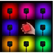 Студийная LED лампа WL-R1, 23000-7000K, освещение для съемки, RGB подсветка