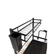 Органайзер-полка для посуды 2 яруса настольная сушилка MJ-4014