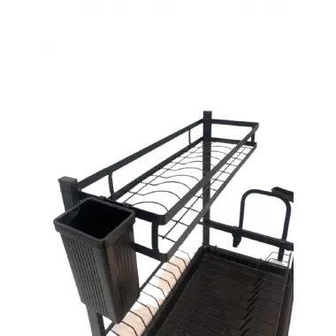 Органайзер-полка для посуды 2 яруса настольная сушилка  MJ-4014