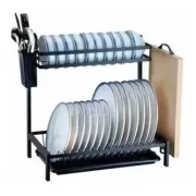 Органайзер-полка для посуды 2 яруса настольная сушилка MJ-4014