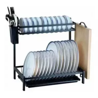 Органайзер-полка для посуды 2 яруса настольная сушилка  MJ-4014