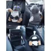 Стильная салфетница с собакой 2 в 1 Хит милый мультяшный автомобильный ящик для салфеток