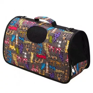 Сумка-переноска For Friends для собак White paws 42×25 M Тропік