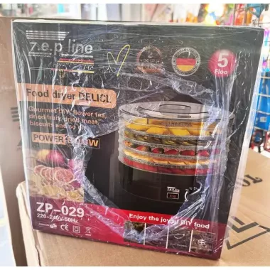 Сушилка для овощей и фруктов Zepline ZP-029 сушилка дегидратор 800 Вт Черная Сушилка для овощей и фруктов Zepline ZP-029 сушилка дегидратор 800 Вт Черная