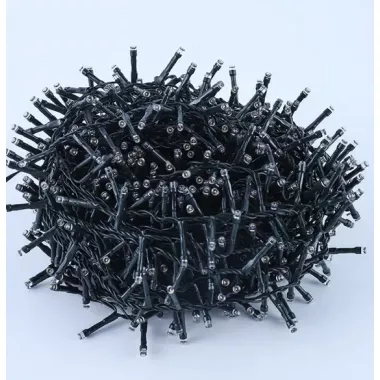 Світлодіодна Гірлянда нитка 201 led Біла (чорний дріт) Світлодіодна Гірлянда нитка 201 led Біла (чорний дріт)